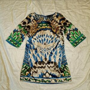 Forever 21 Multicolor Patterned Mini Dress